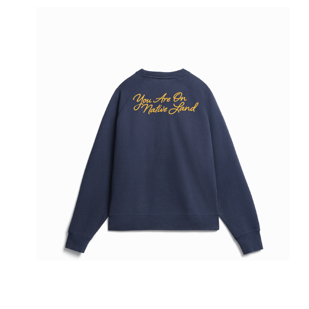 'NATIVE LAND' HEAVYWEIGHT ORGANIC COTTON CREWNECK