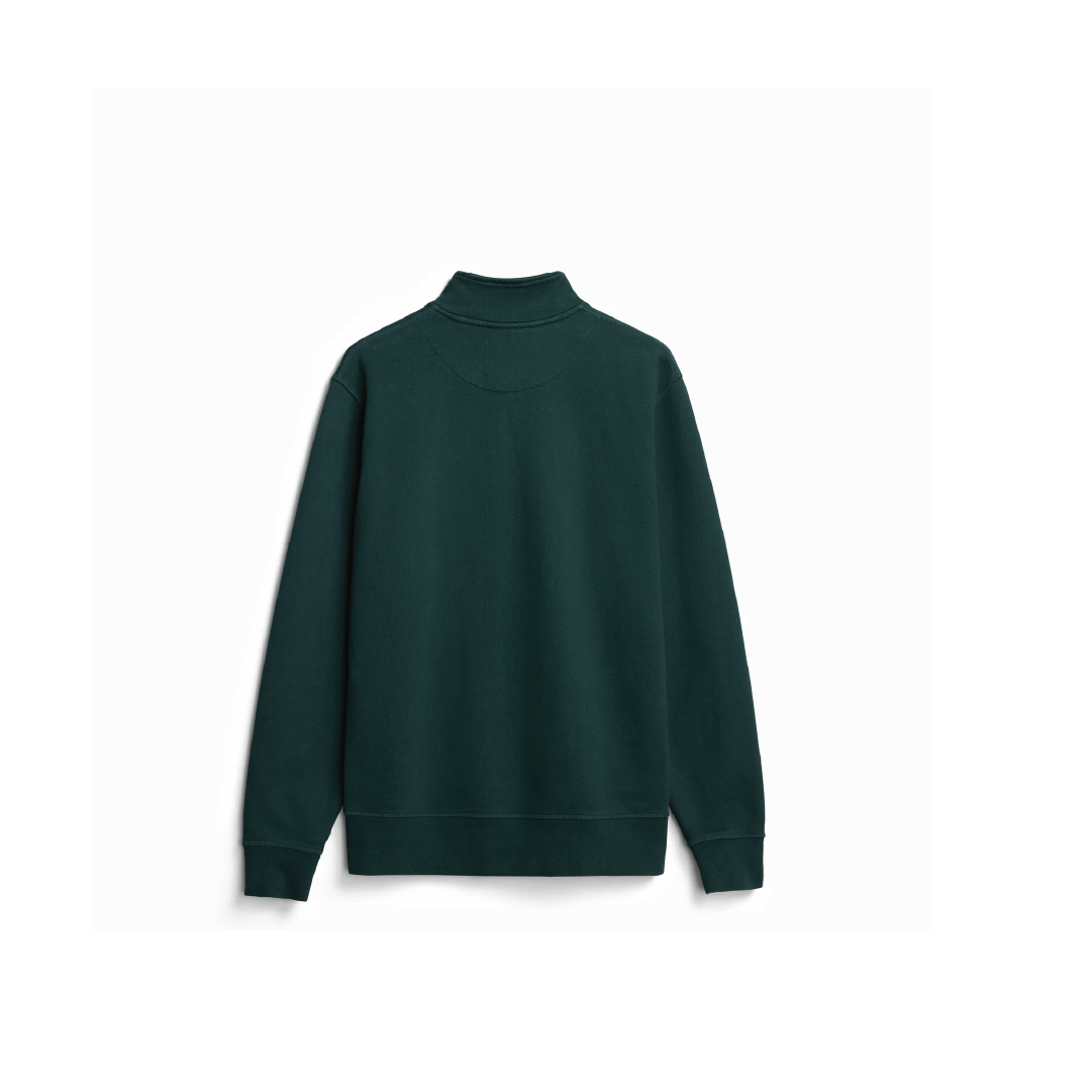 'NATIVE LAND' HEAVYWEIGHT ORGANIC COTTON QUARTER ZIP