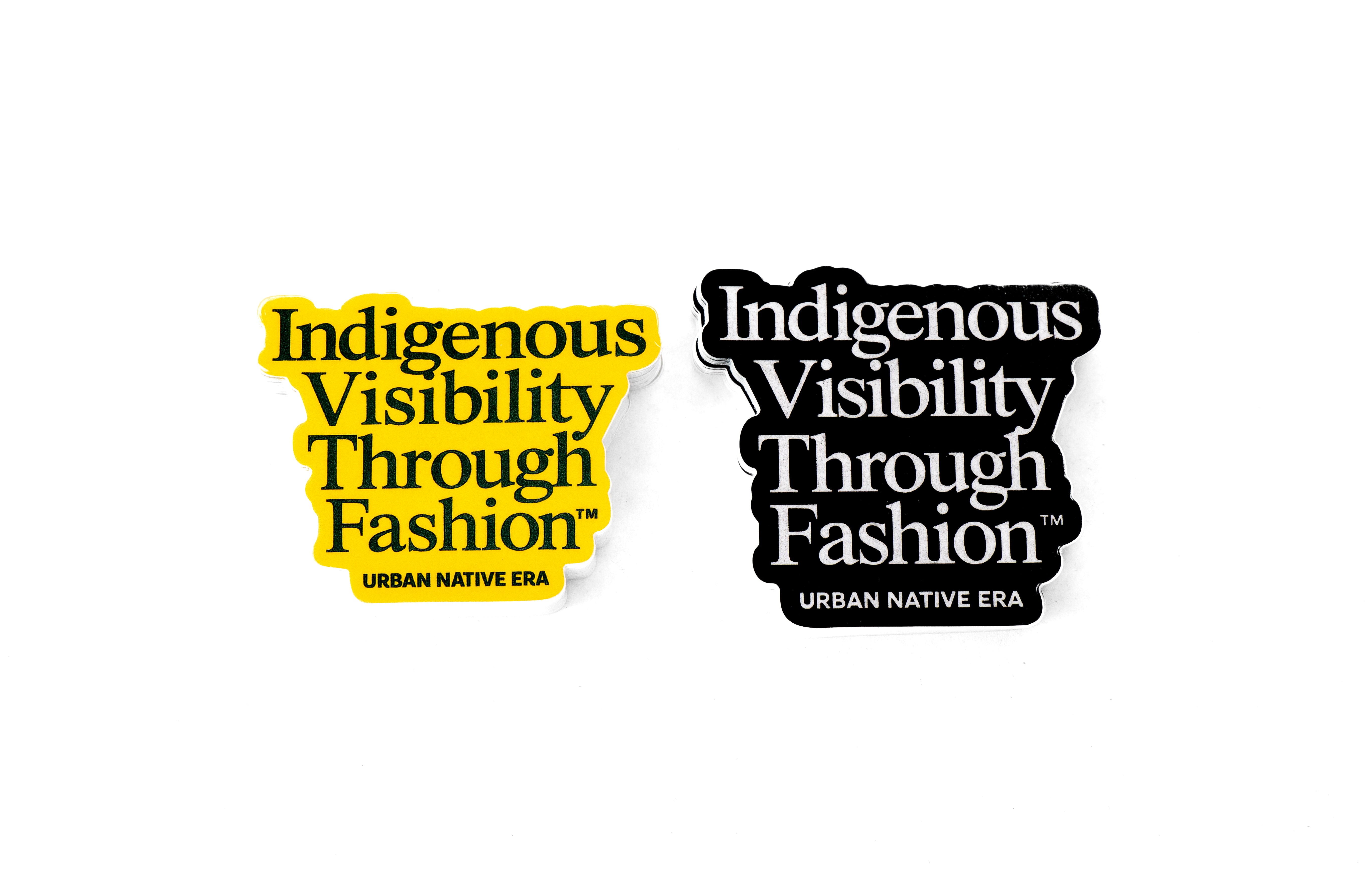 INDIGENOUS VISIBILITY THROUGH FASHION STICKER
