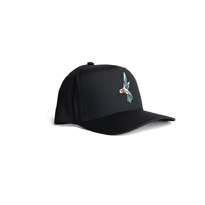 HUMMINGBIRD MID PROFILE CAP — Black