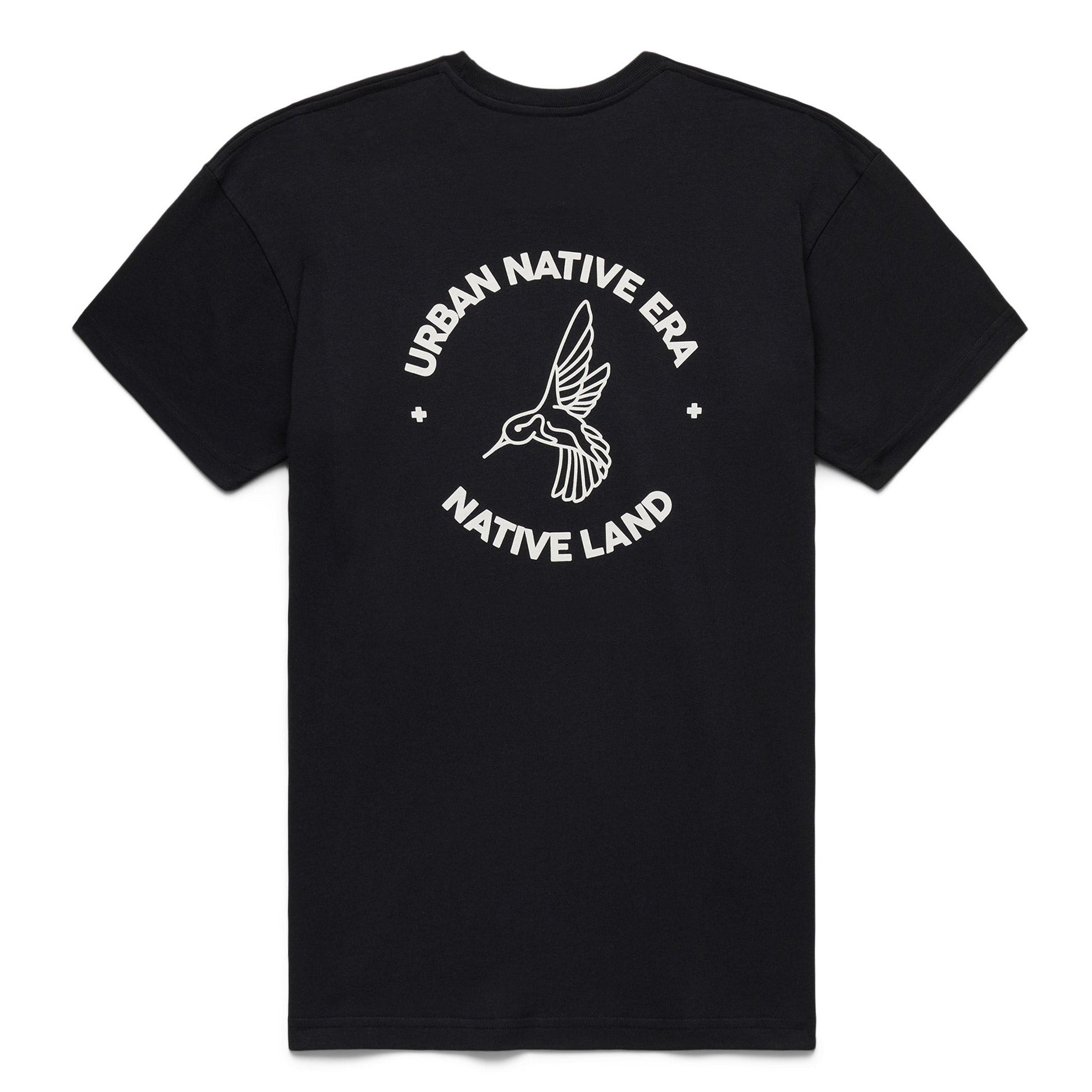 HUMMINGBIRD NATIVE LAND BOX TEE - BLACK