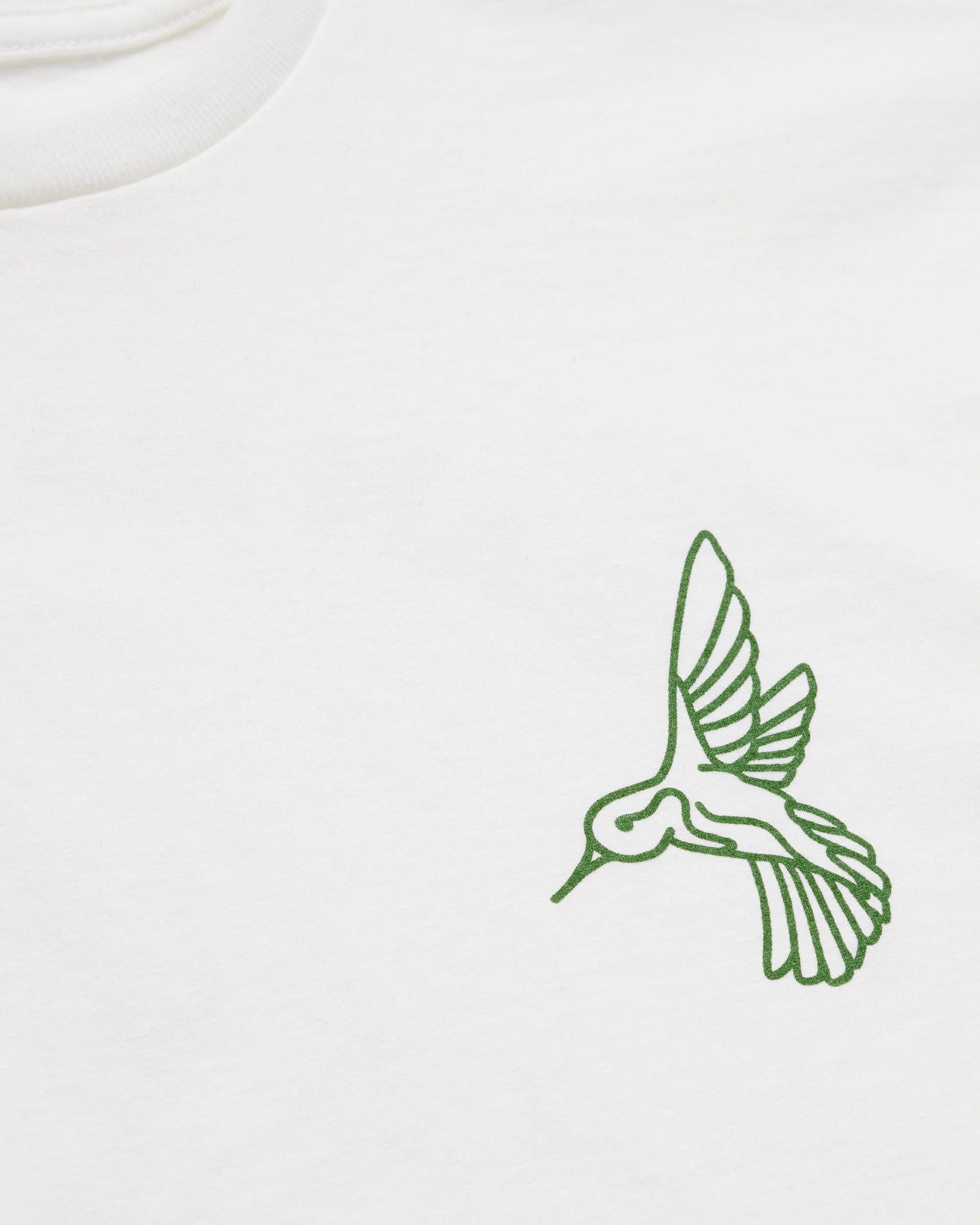 HUMMINGBIRD NATIVE LAND BOX TEE - WHITE