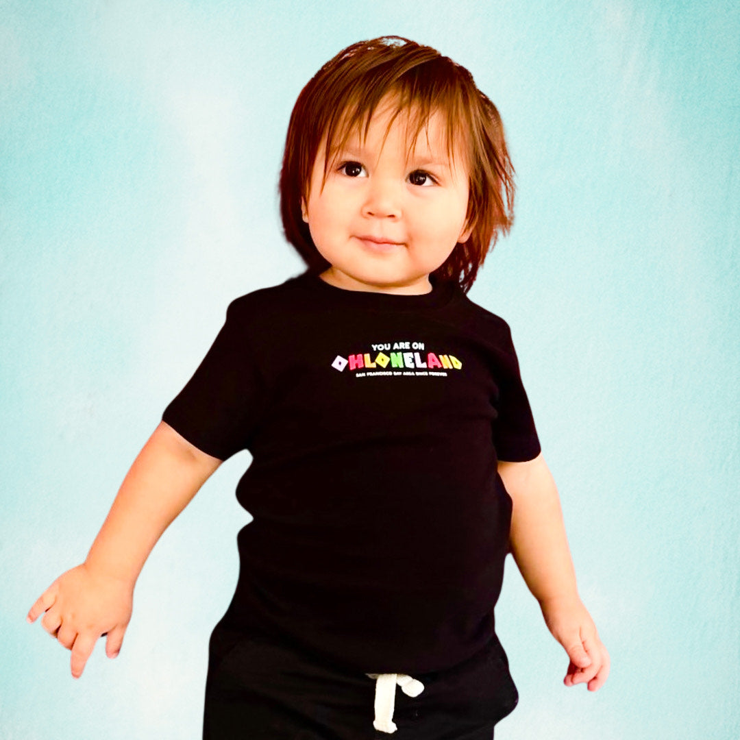 'OHLONELAND' ORGANIC COTTON TEE - INFANTS