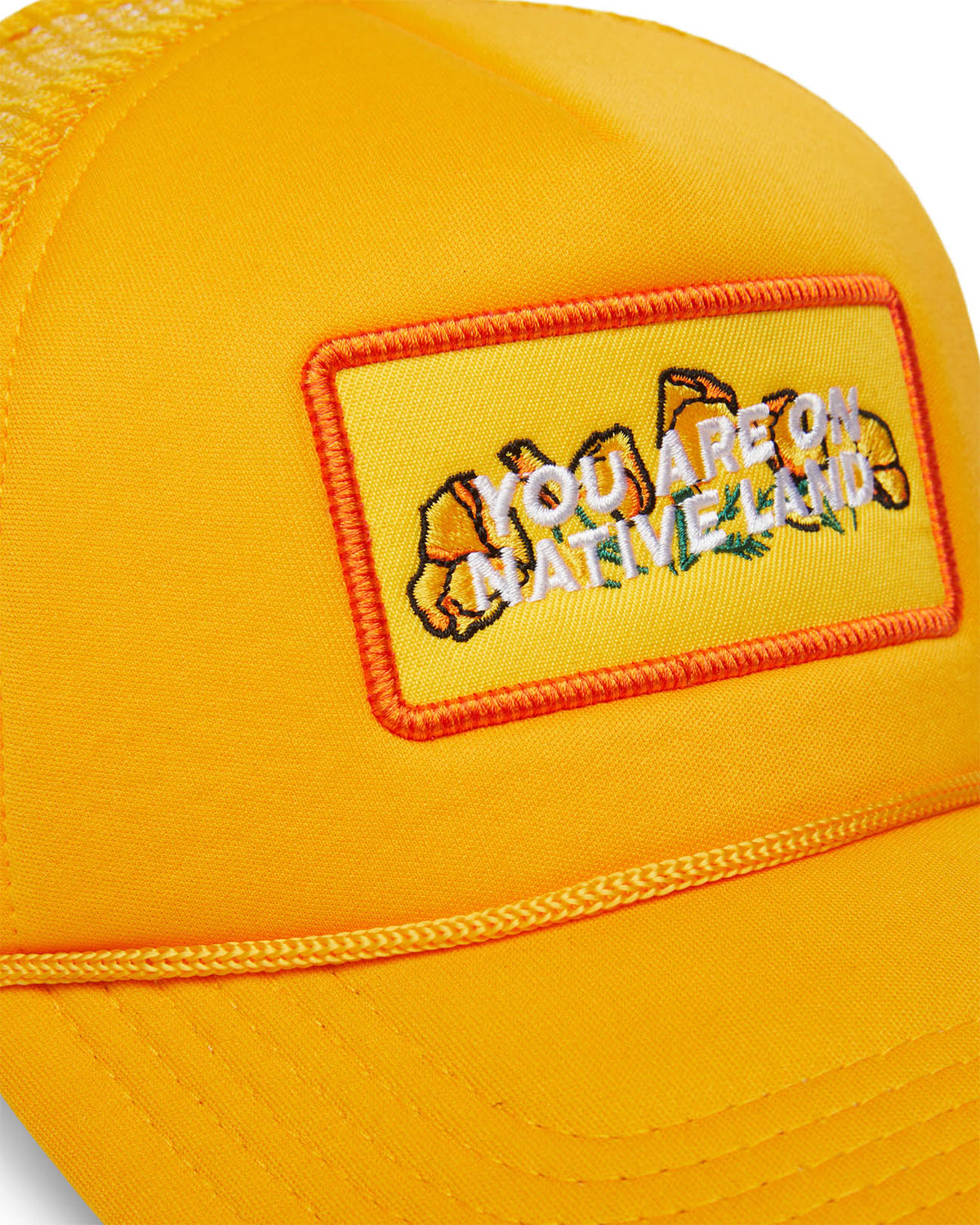 'YOU ARE ON NATIVE LAND' POPPY TRUCKER