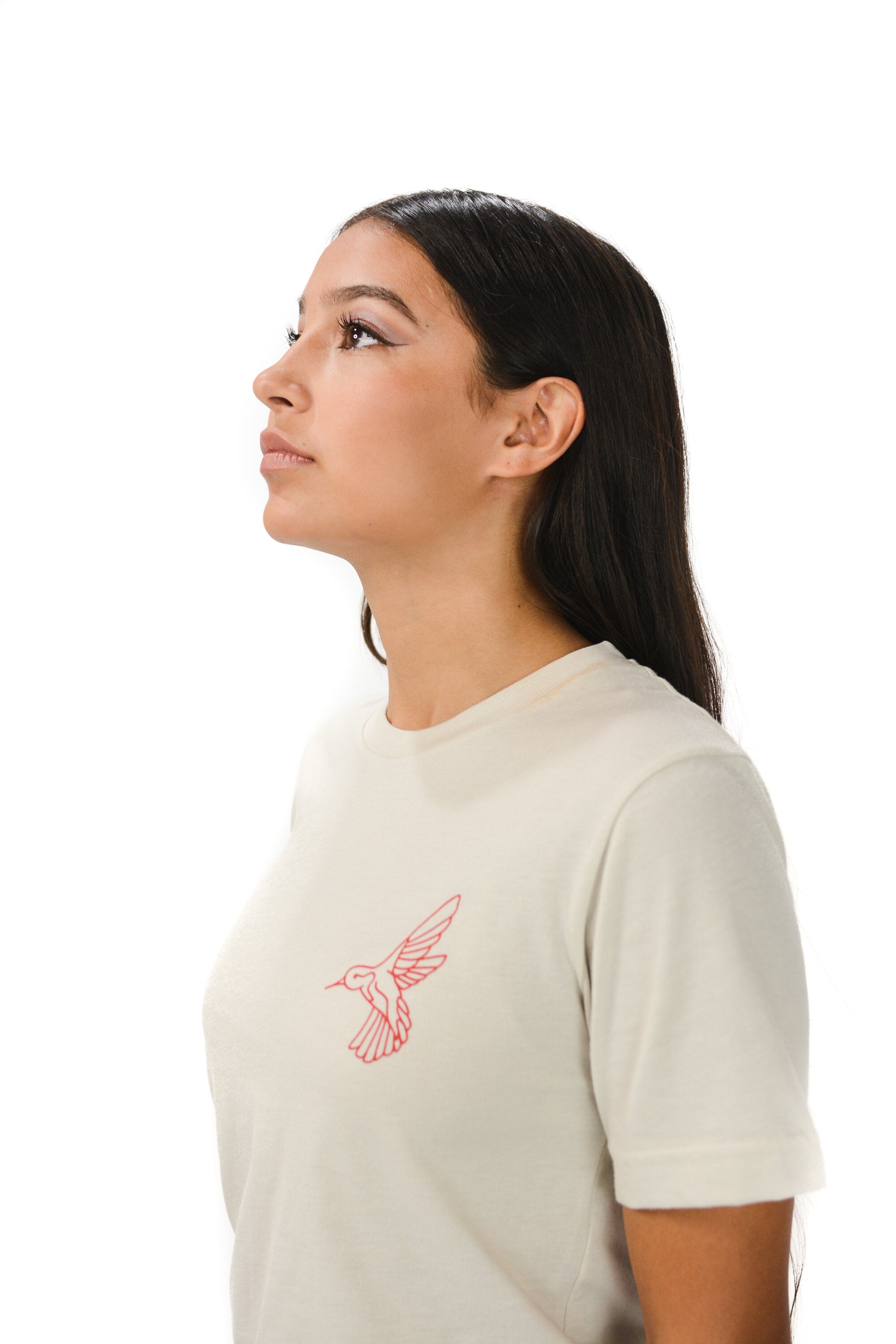 HUMMINGBIRD POEM TEE - SAND