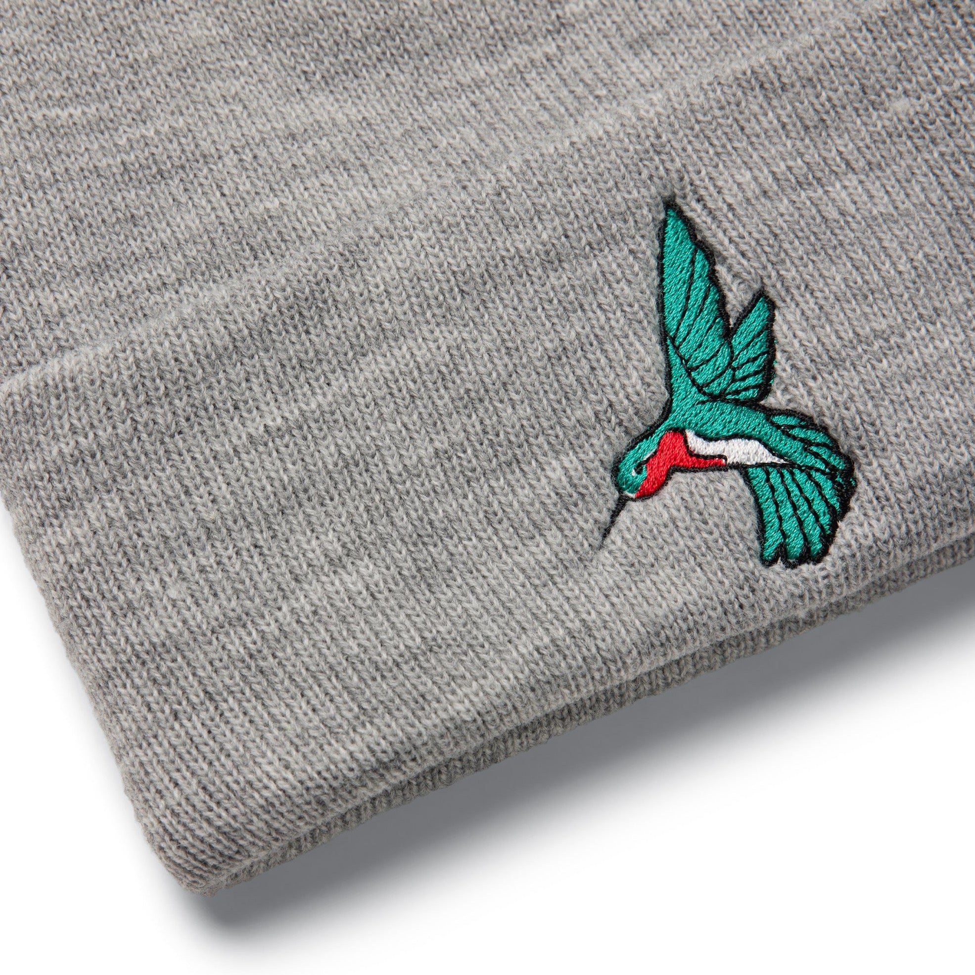 HUMMINGBIRD BEANIE - GRAY