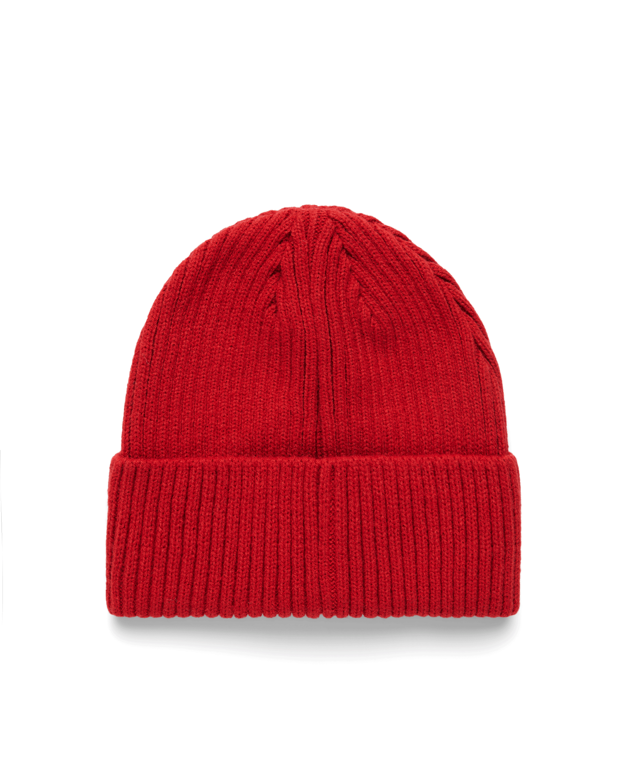 RIBBED BEANIE - HUMMINGBIRD PATCH