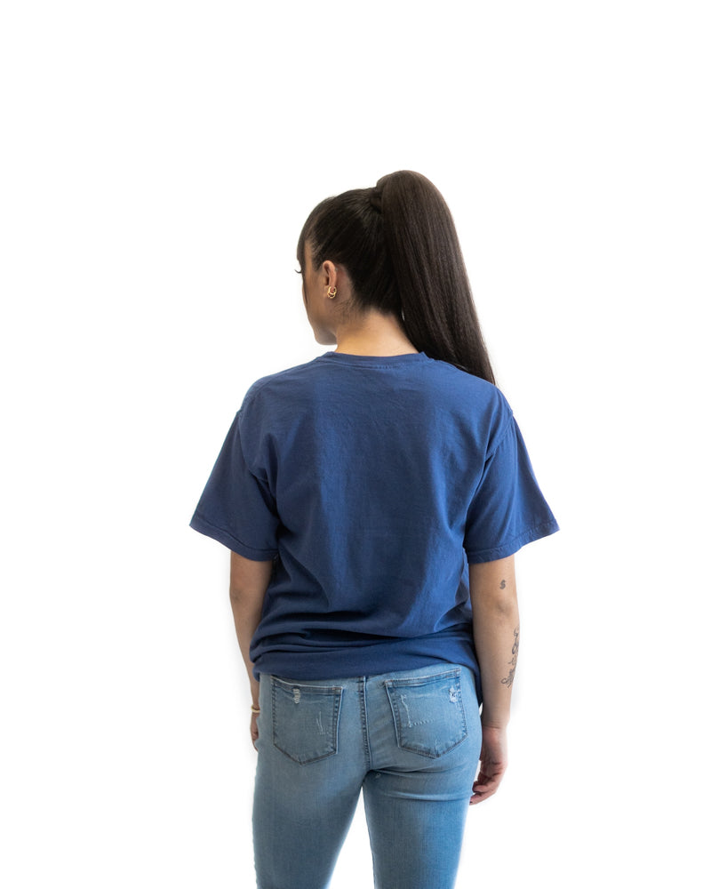 ‘YOU ARE ON NATIVE LAND’ BLUEPRINT TEE