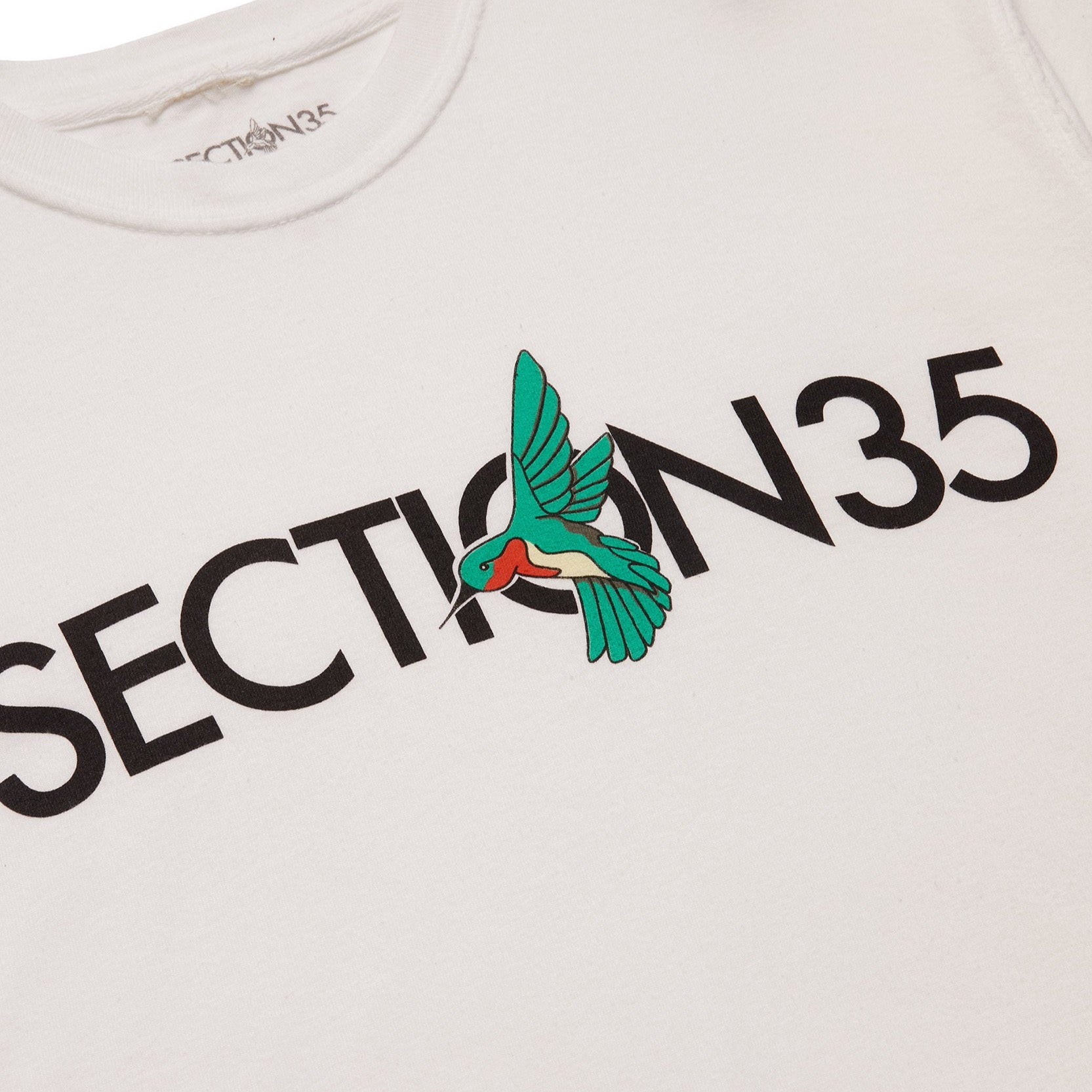 Section35 x Hummingbird Logo Tee - White