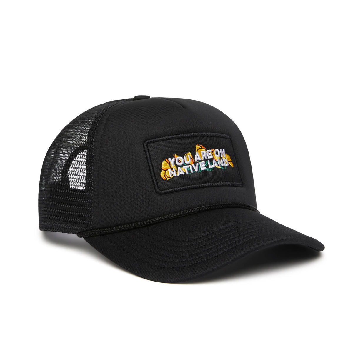 'YOU ARE ON NATIVE LAND' POPPY TRUCKER