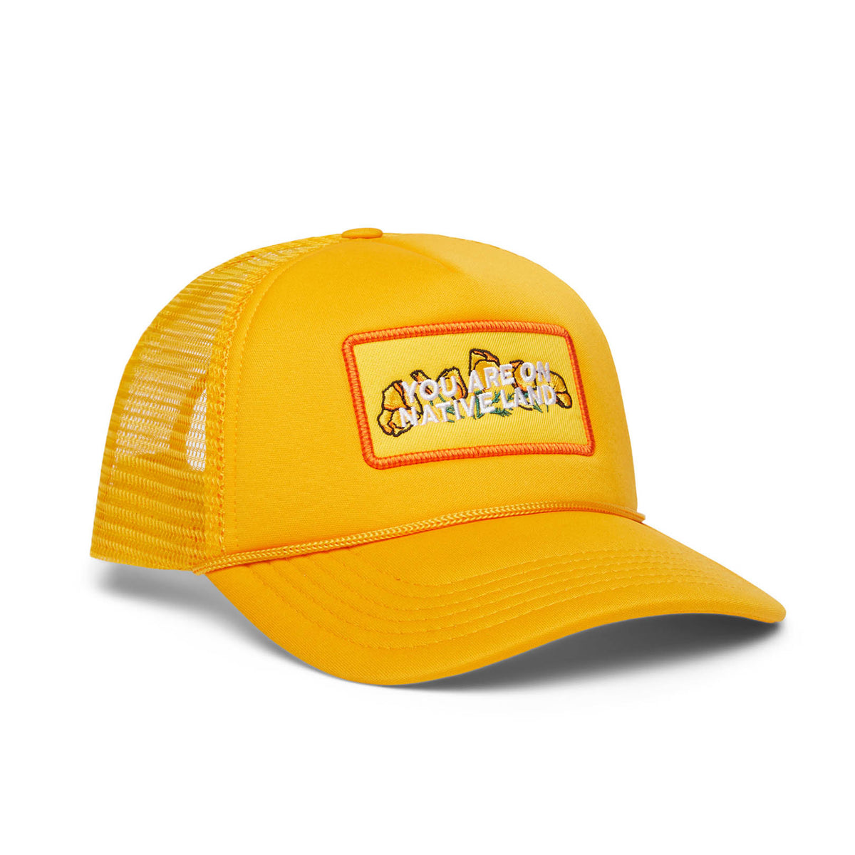 'YOU ARE ON NATIVE LAND' POPPY TRUCKER