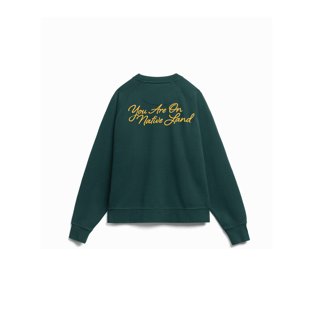 'NATIVE LAND' HEAVYWEIGHT ORGANIC COTTON CREWNECK