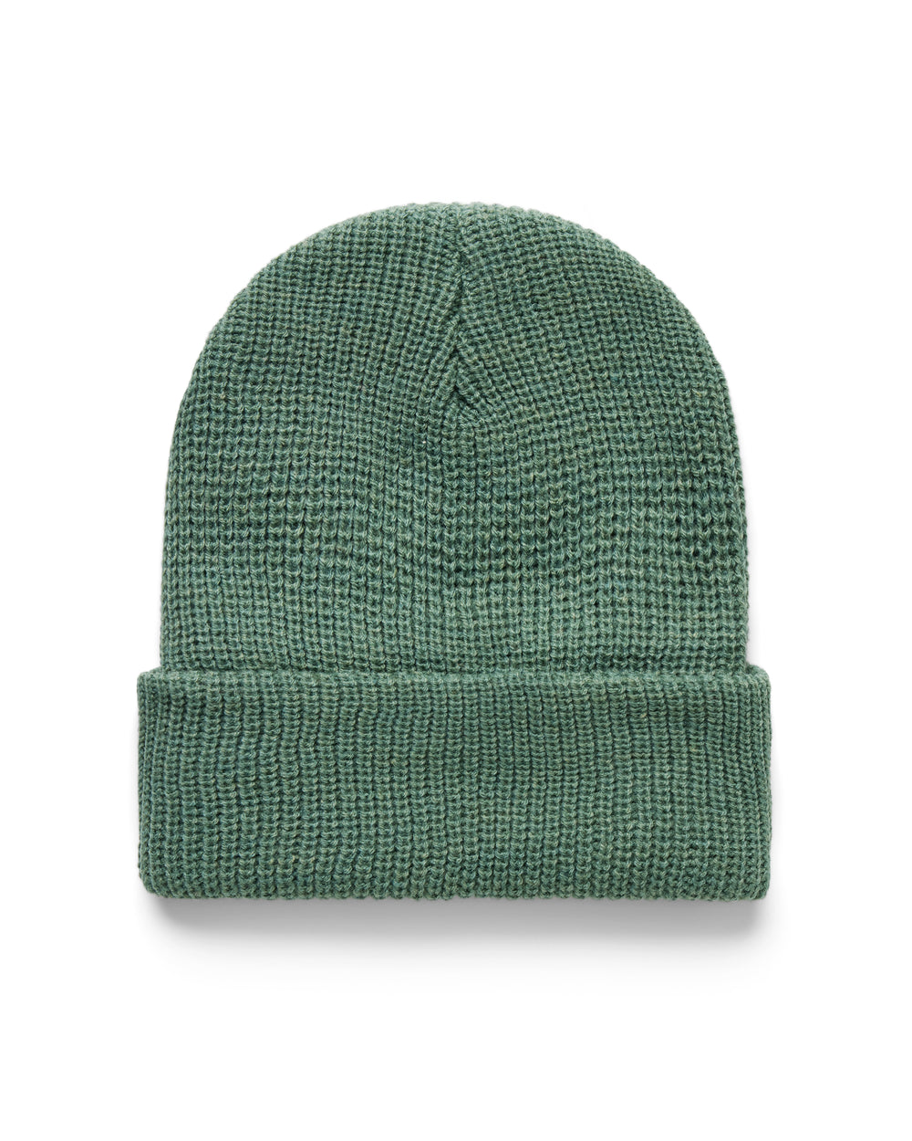 'YOU ARE ON NATIVE LAND' RIBBED BEANIE - JADE