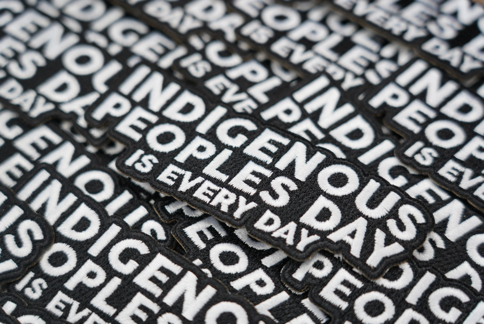 INDIGENOUS PEOPLES DAY ORGANIC COTTON PATCH
