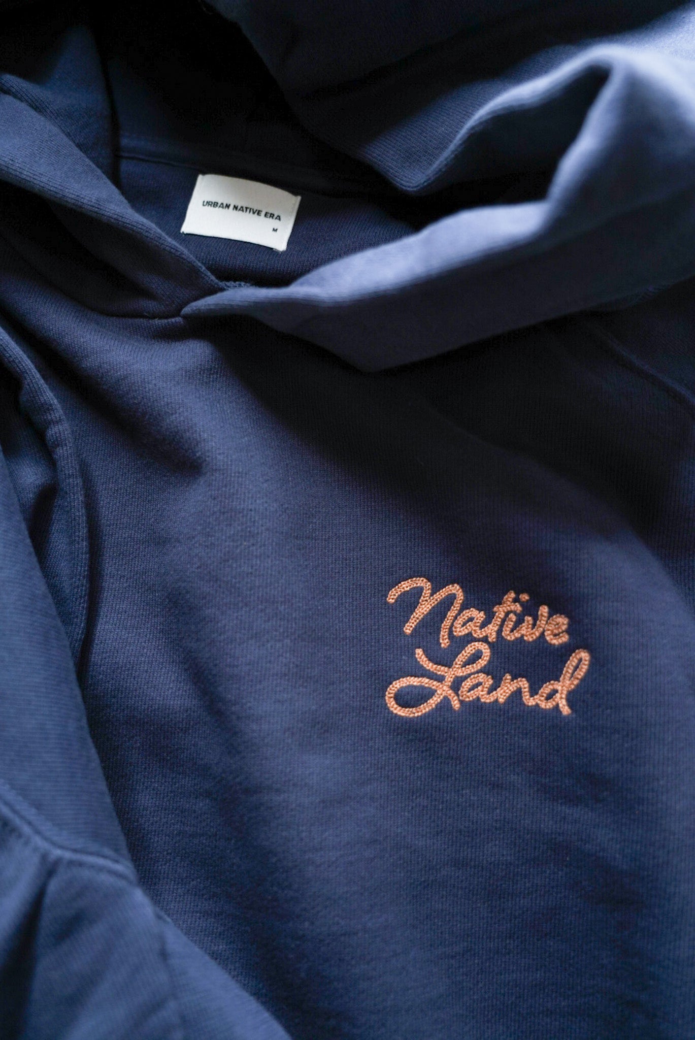 'NATIVE LAND' HEAVYWEIGHT ORGANIC COTTON HOODIE