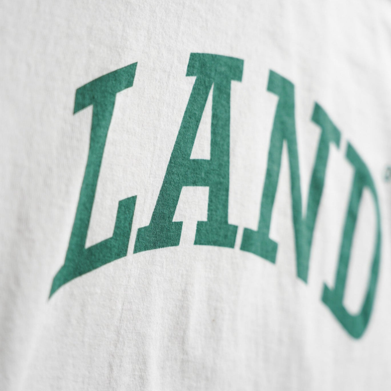 'LAND' RECLAIMED COTTON TEE