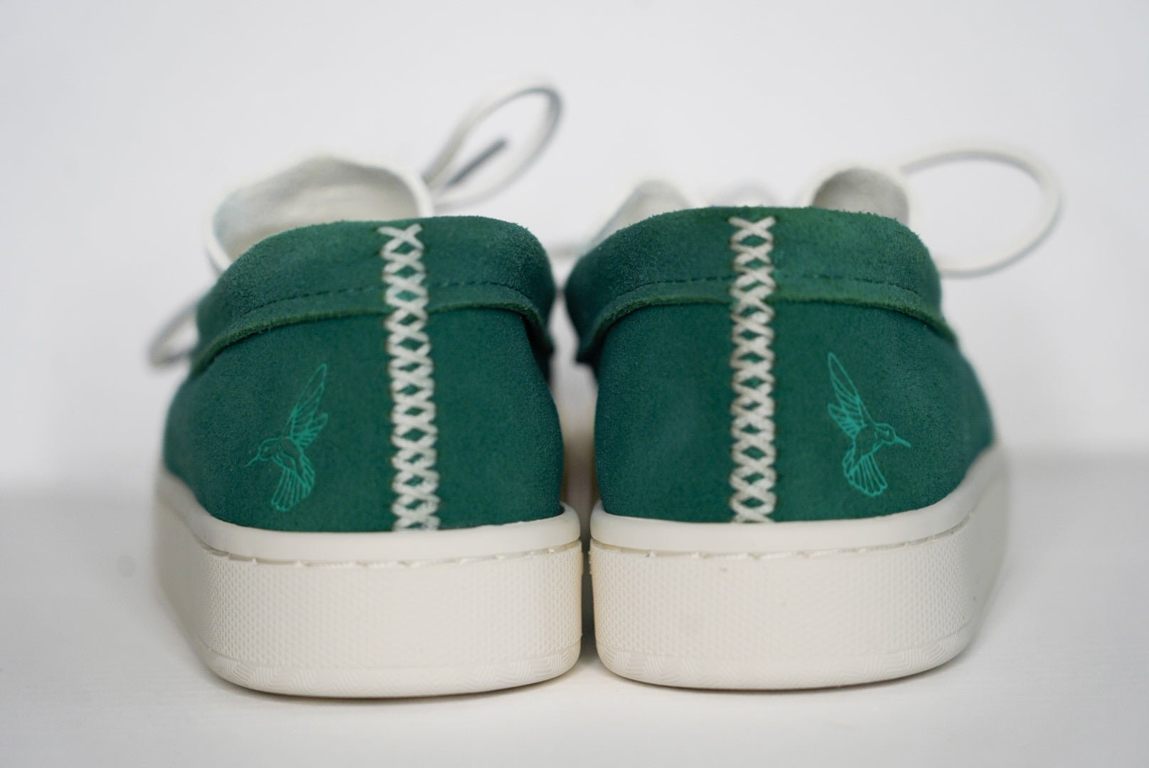 THE GOLDA | EVERGREEN/EGRET SUEDE