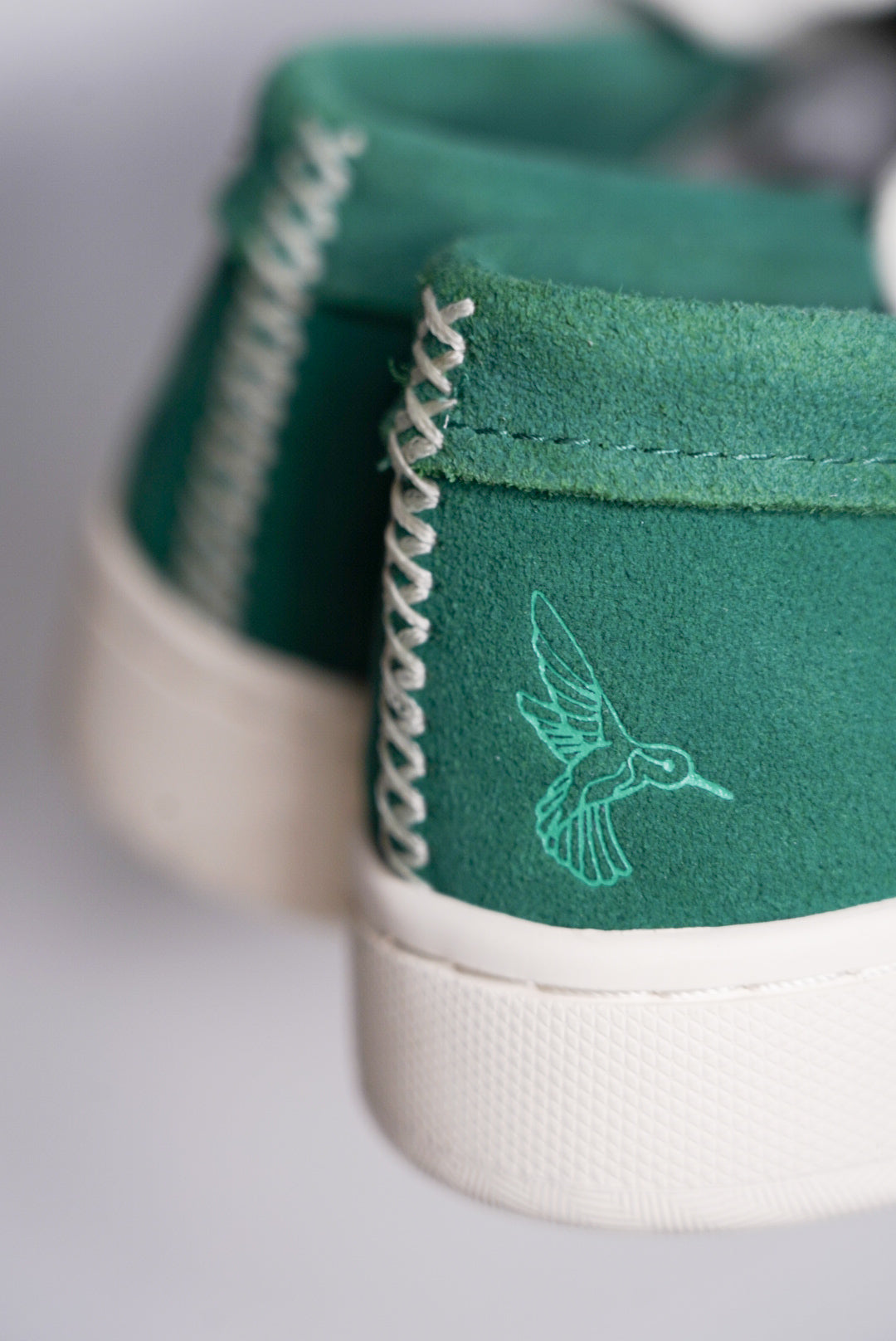 THE GOLDA | EVERGREEN/EGRET SUEDE