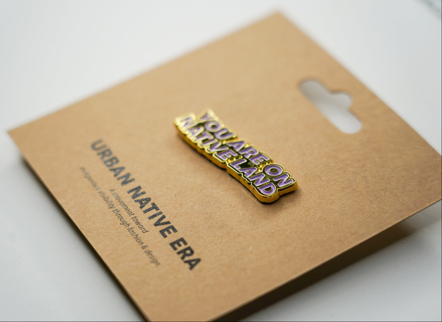 YOU ARE ON NATIVE LAND PIN - LIMITED SERIES