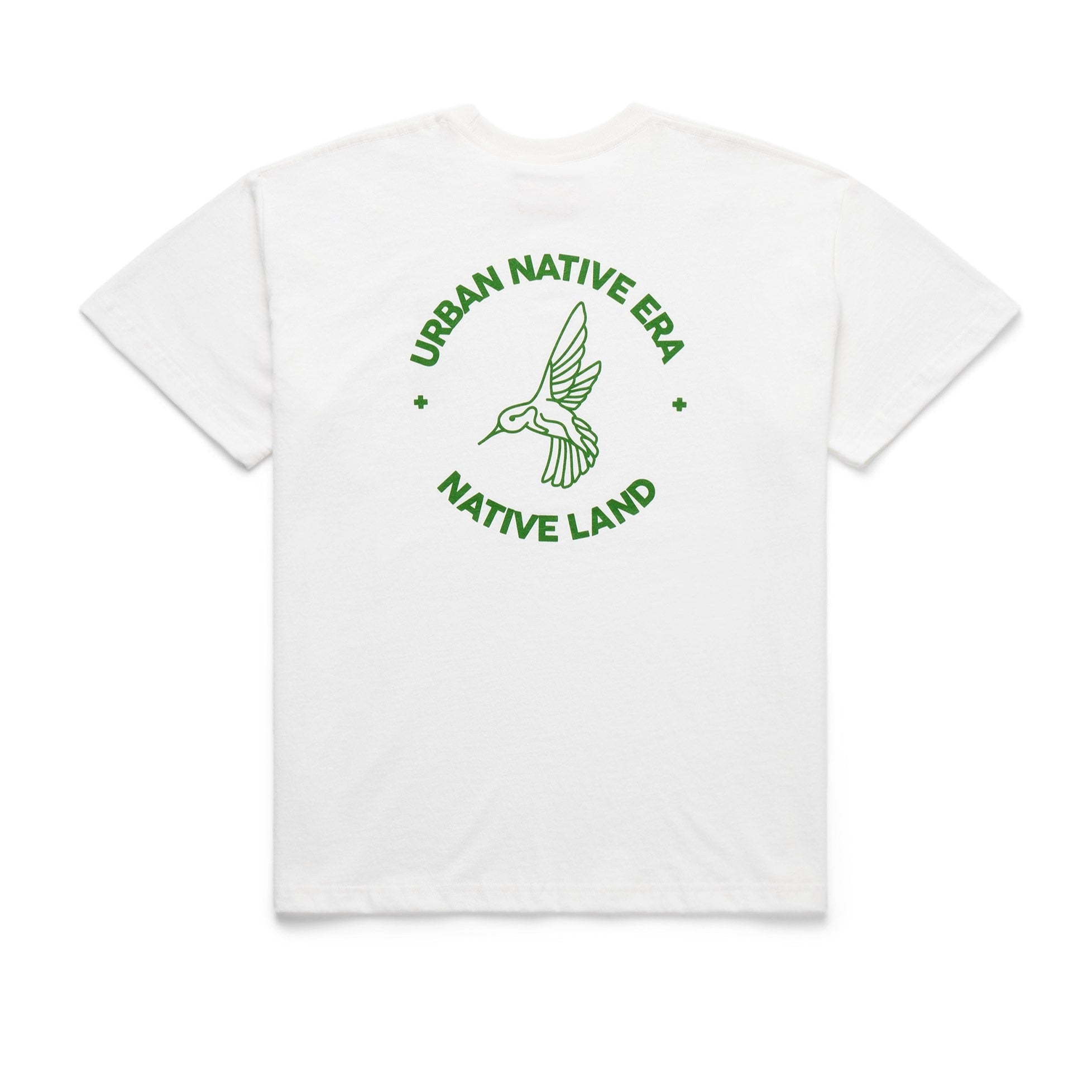 HUMMINGBIRD NATIVE LAND BOX TEE - WHITE