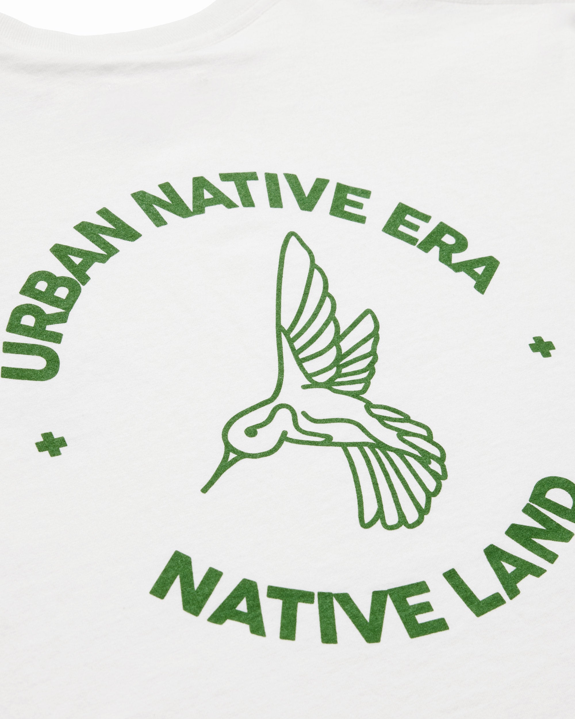 HUMMINGBIRD NATIVE LAND BOX TEE - WHITE