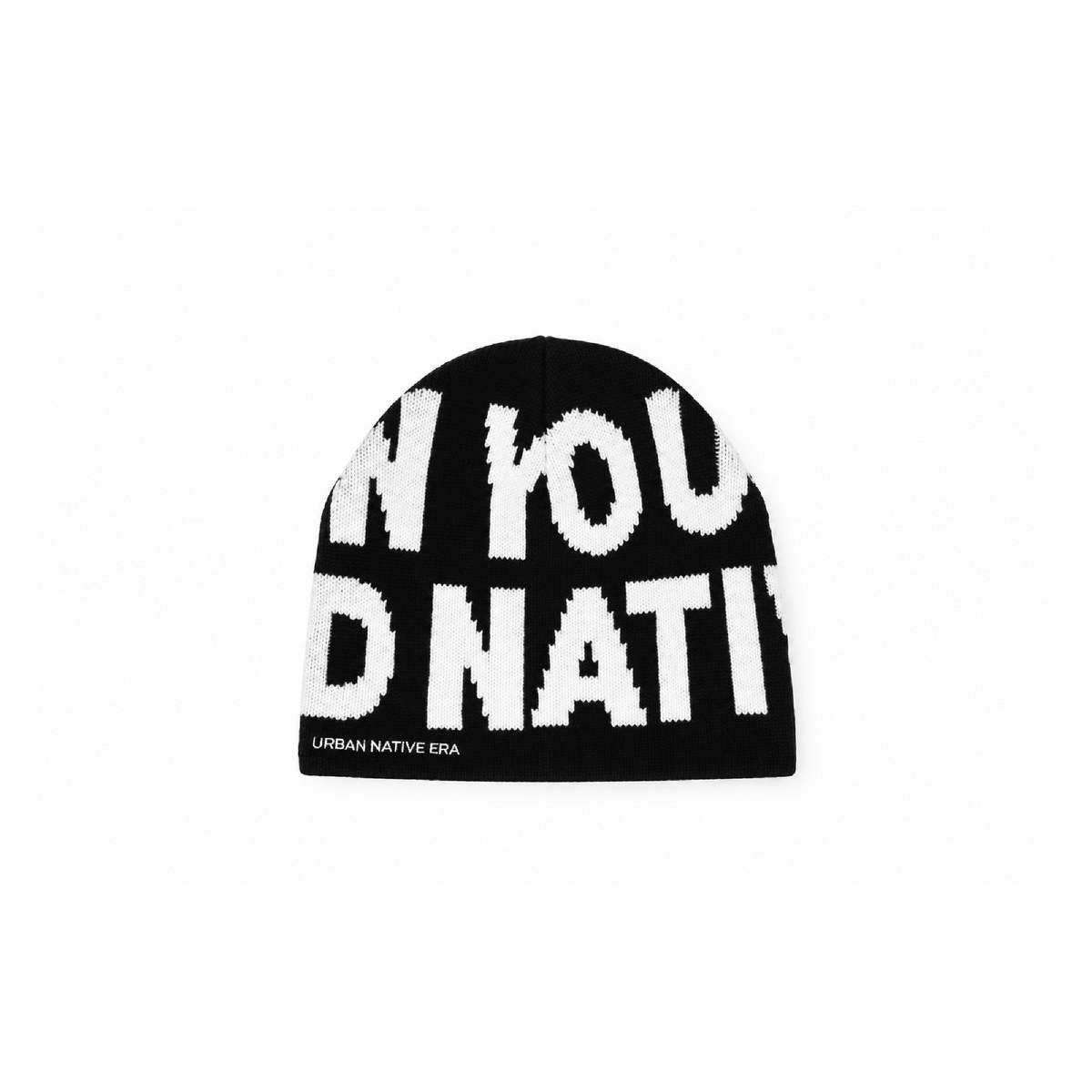 You Are On Native Land All-Over Wool Beanie