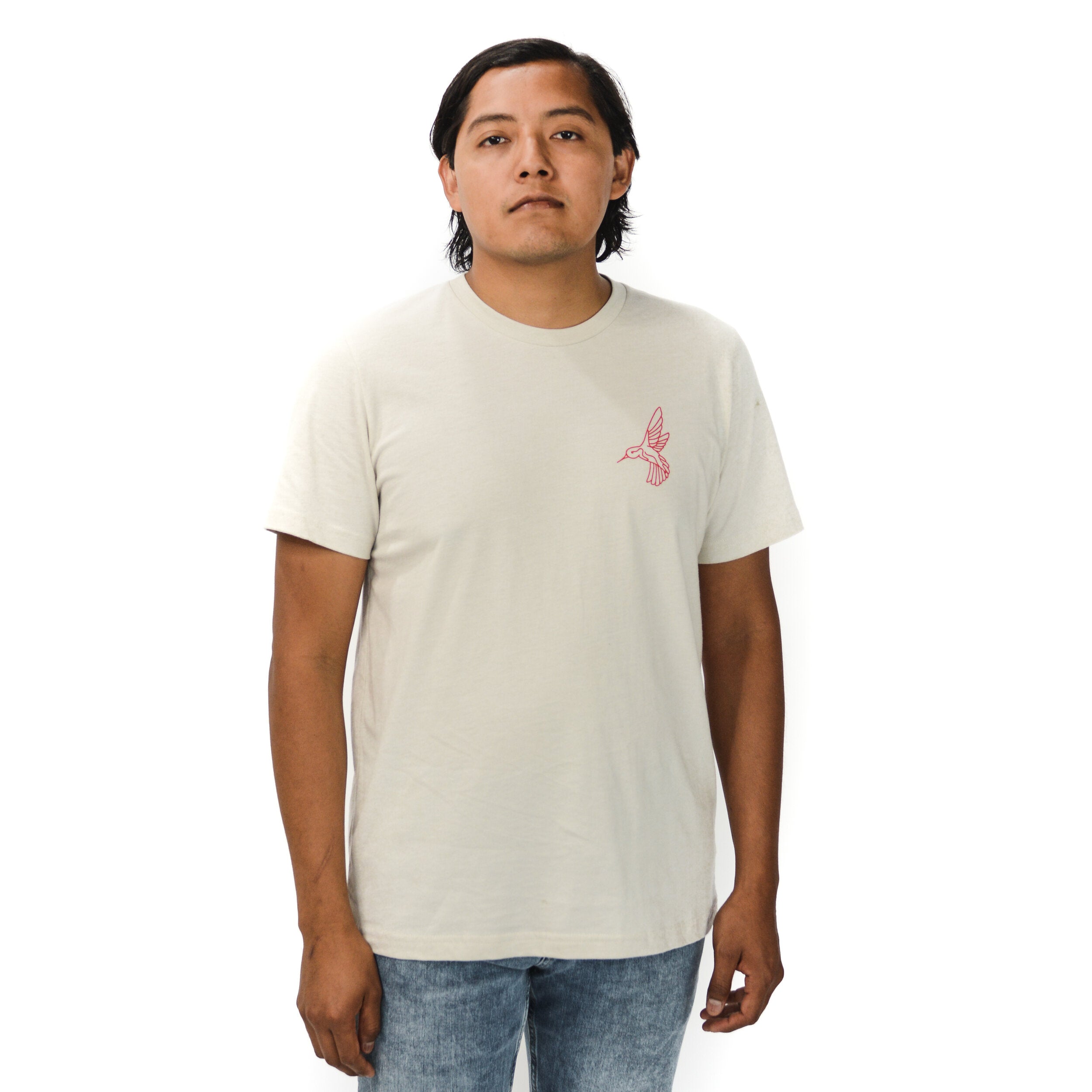 HUMMINGBIRD POEM TEE - SAND