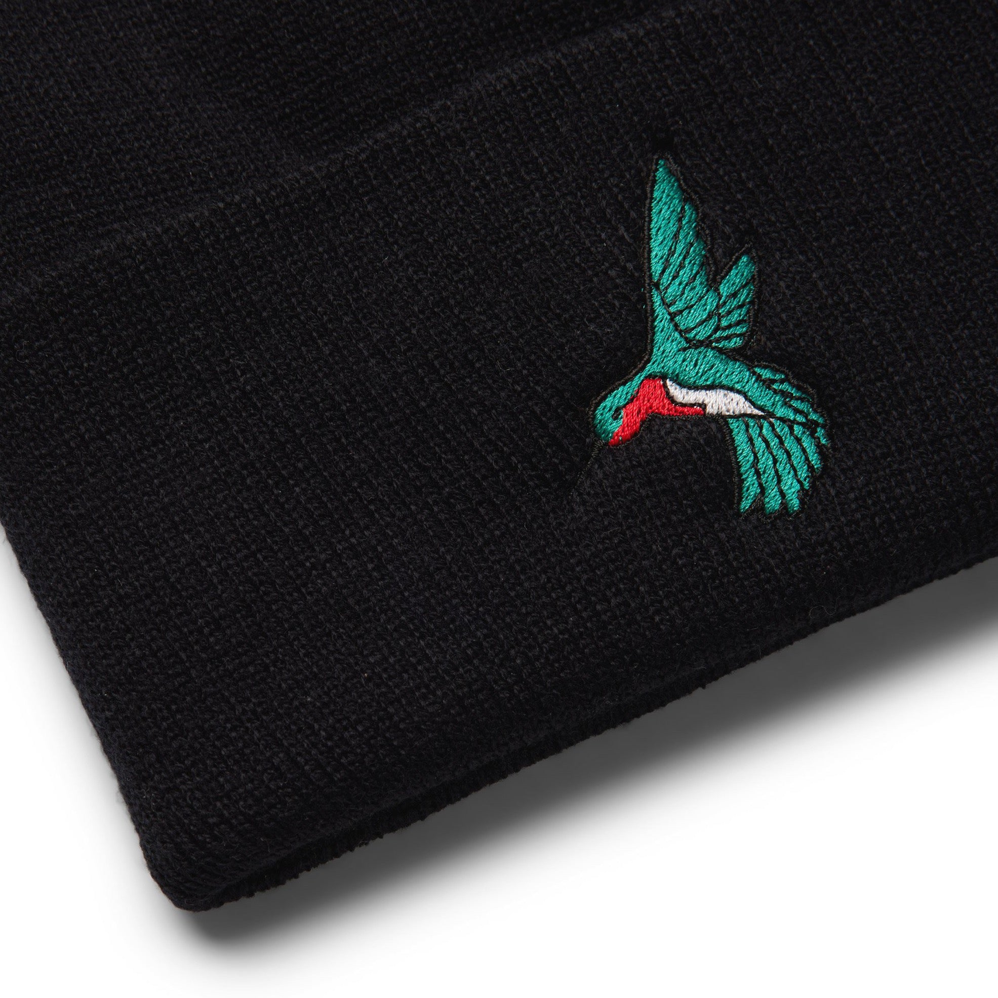 HUMMINGBIRD BEANIE - BLACK
