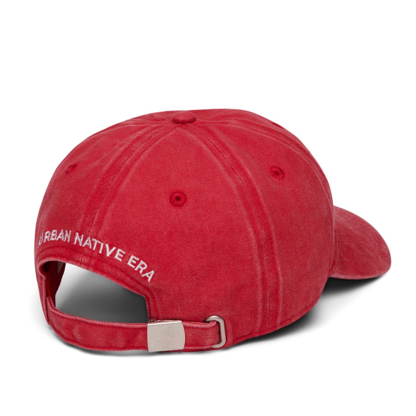 'YOU ARE ON NATIVE LAND' DAD CAP - RED
