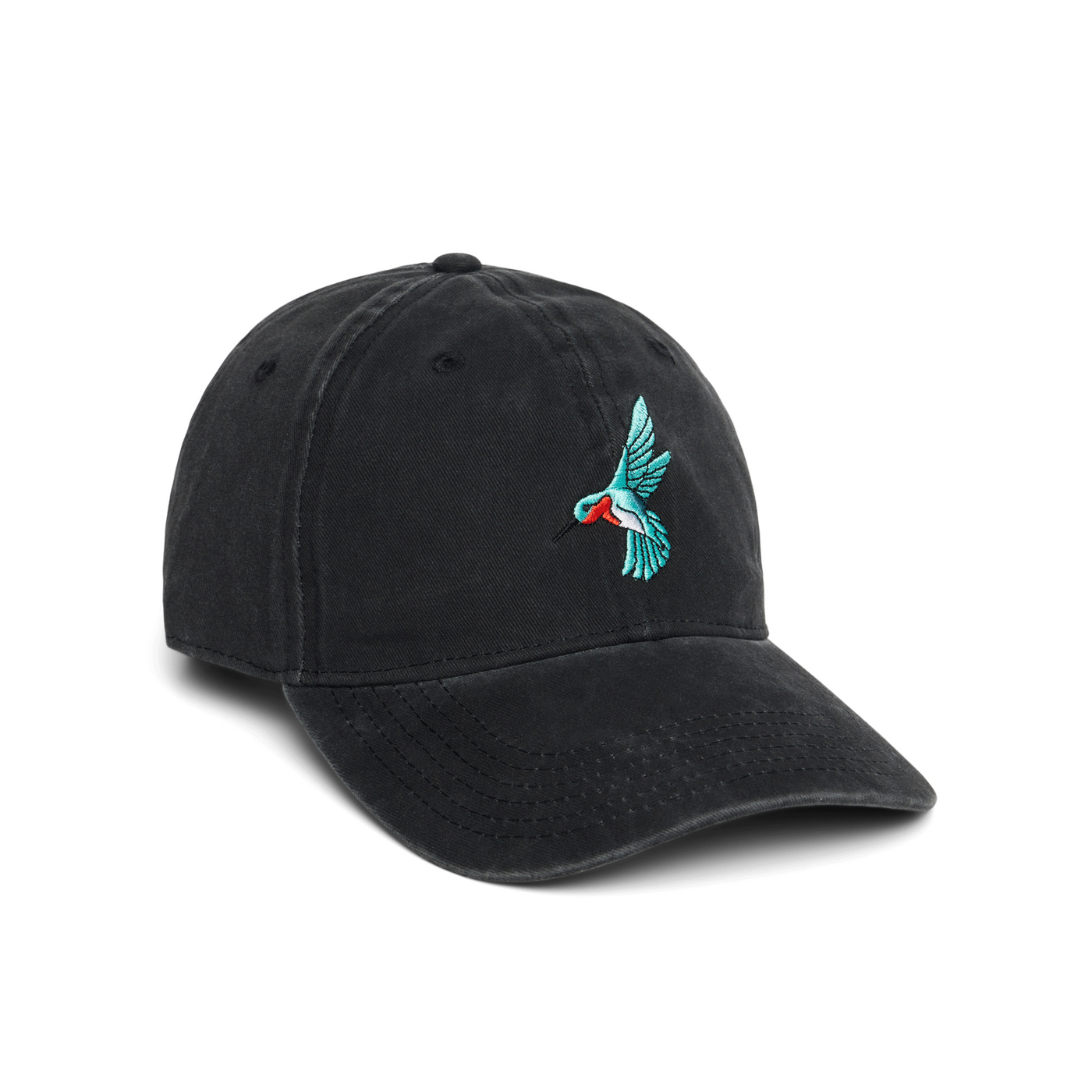 'HUMMINGBIRD' DAD CAP - BLACK