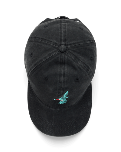 'HUMMINGBIRD' DAD CAP - BLACK