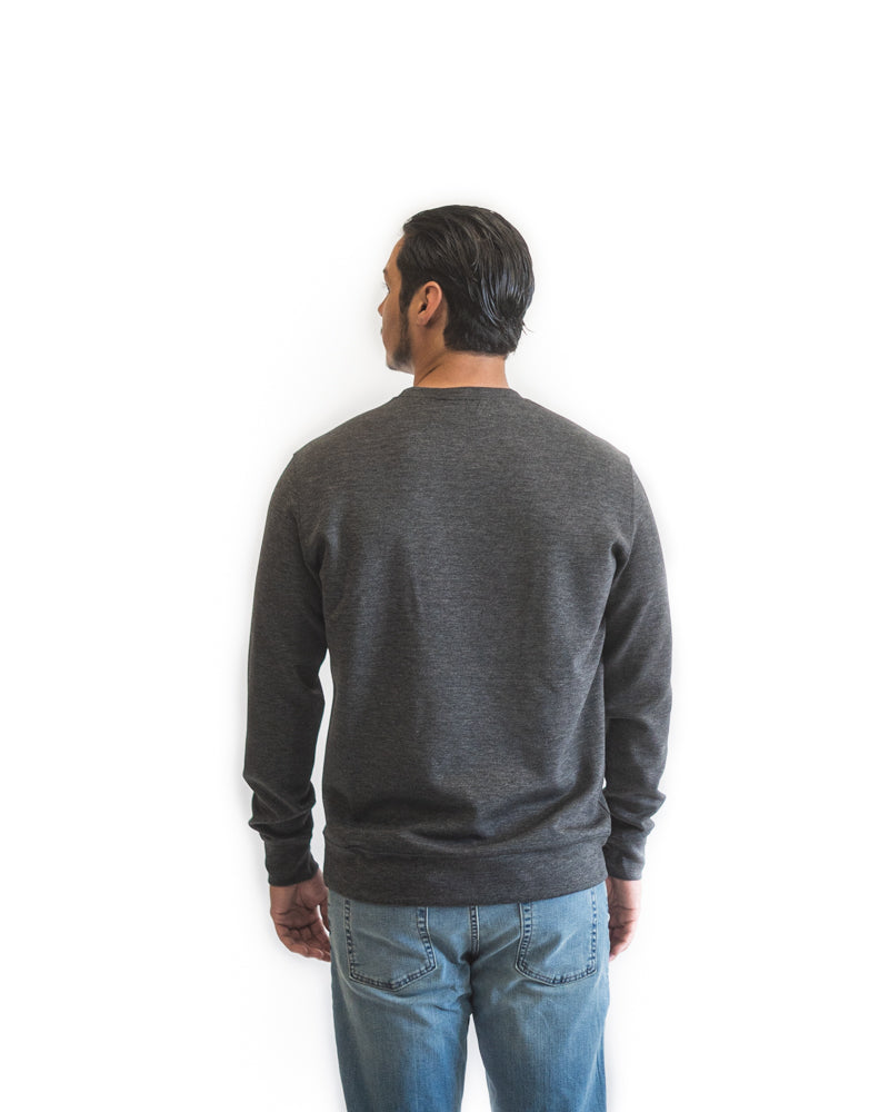 ‘YOU ARE ON NATIVE LAND’ PREMIUM CREWNECK - STONE